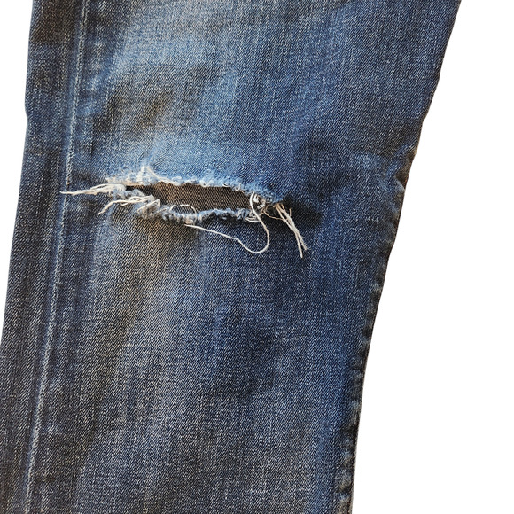 AGOLDE Isabel Slim Fit Boyfriend Starwood Slightly Distressed Jeans sz 29 ankle - Picture 7 of 13